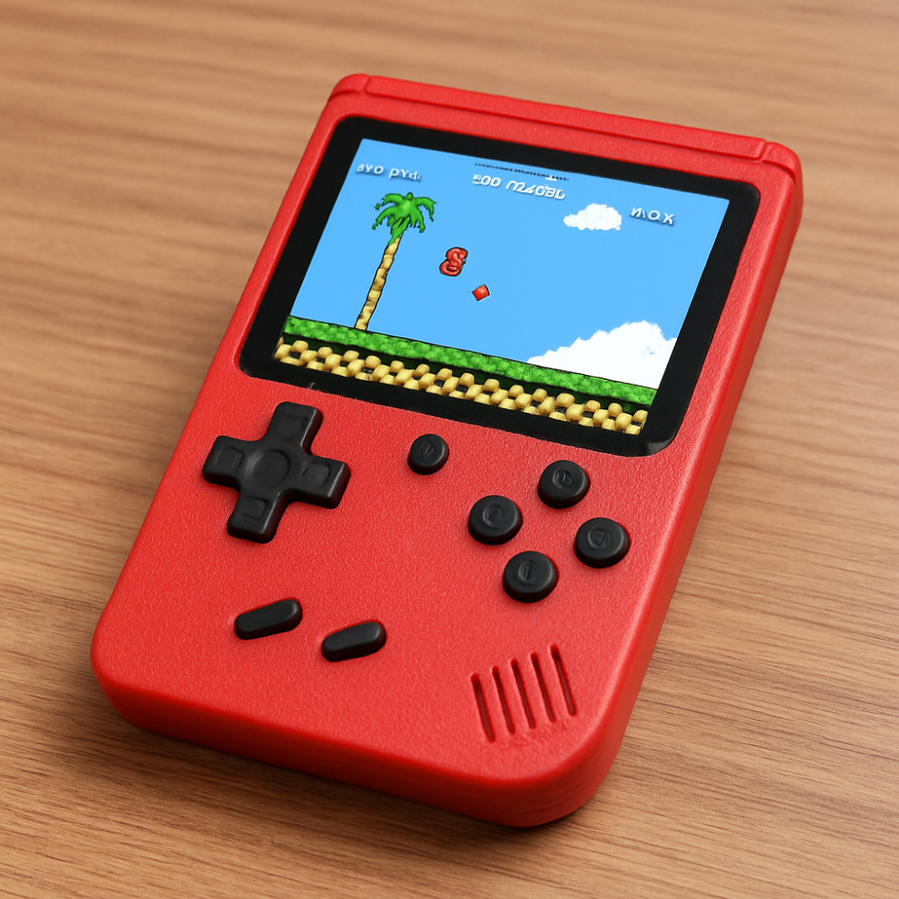 🎮 Consola Retro Portátil – 400 Juegos Clásicos Integrados | Diversión en tus manos