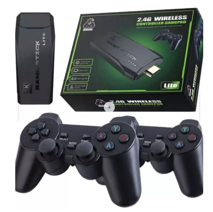 🎮 Game Stick 4K Lite Full HD – ¡10.000+ Juegos Retro en tu TV!